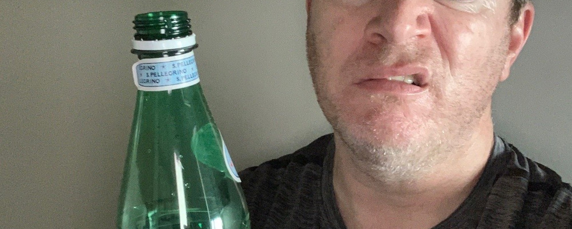 If you open a bottle of sparkling water and then leave it, it goes flat